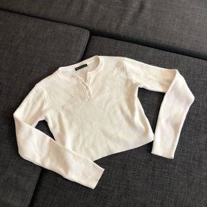 Brandy Melville Cream Long Sleeve